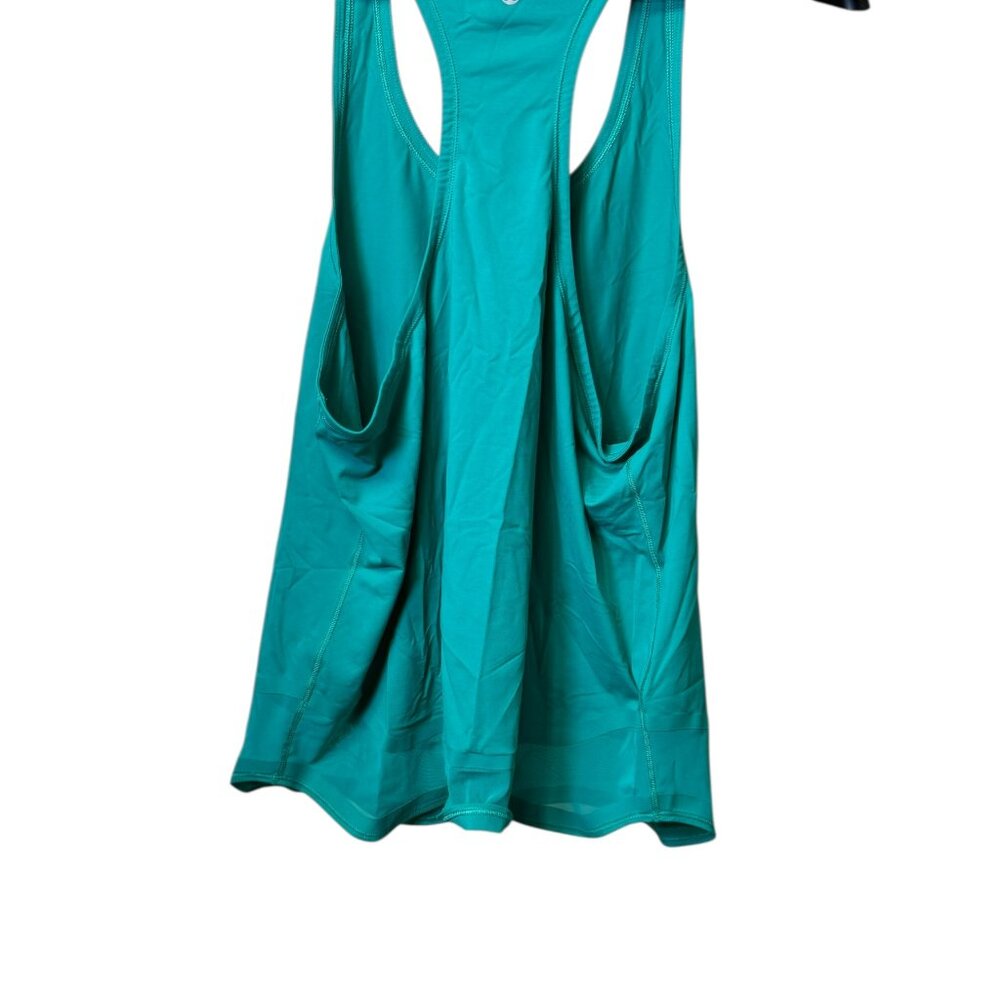 Lululemon Smooth Stride Tank (UV Protection) Viridian Green - Picture 4 of 6